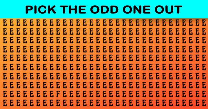 Eye Test 94 Of People Can T Find The Odd Letter In Less Than 5 Sec