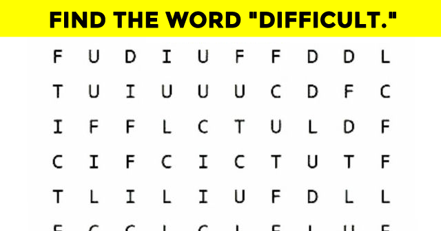 Choose a difficult word