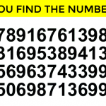 Can You Spot The Number 250 In Under 1 Minute?